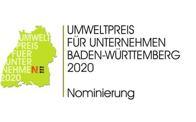 Nominierung für den Umweltpreis BW 2020
